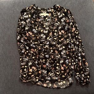 LOFT Multicolor Floral Women's Blouse